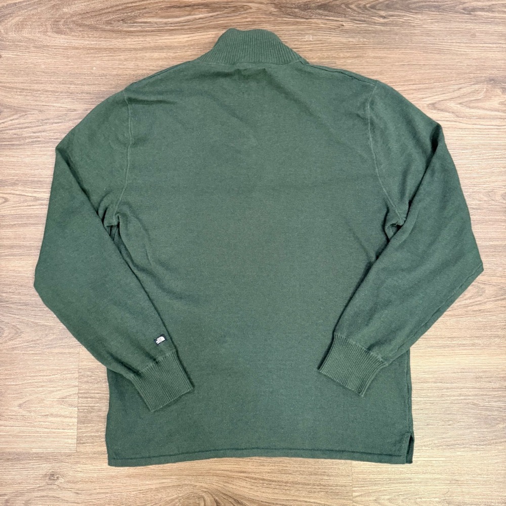 The North Face Mens Quarter Zip Pullover knit Sweater Casual Outdoors M - Picture 4 of 12